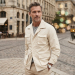 Uus meeste keskmise pikkusega trenchcoat, kevad-s&uuml;gis casual avatud eest pikk jakk, Euroopa Ameerika stiilis pealisr&otilde;ivas XL valge