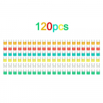 120 tk Mini Blade sulavkaitsmed Auto veoautode valiku kaitsmete komplekt 5A 10A 15A 20A 25A 30A