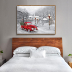 Teemanttikandid T&auml;ielik maalimine Teemantmaal Lumine talvine n&auml;put&ouml;&ouml; Teemantmosaiik&otilde;mblus 20X30CM