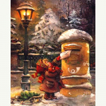 Ristpistes DIY Teemanttikandid Laste postkast T&auml;is&uuml;mmargune teemantmaaling Mosaiik Kodukaunistus 20X30CM