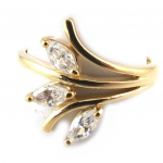 Valge kullaga kaetud 'C&acirc;lin' s&otilde;rmus 52 kuld