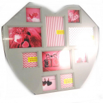 Les Tr&eacute;sors De Lily [N4188] &ndash; kollaaž 'Love' taupe (10 fotot) - 46x45 cm hall
