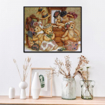 Cartoon Diamond Art Crystal Tikand Teemantmaaling Tass Ristpistes 20X30CM