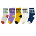 SCIONE Letter Print Spcks S&uuml;gis Talv Laste Stereo Multifilm Puuvillane Tube Trend Sokid Soojad Sokid S (1 x 3 years old)