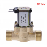 DC 12V 24V AC220V G1 / 2 messingist solenoidklapp p&auml;ikeseenergia veesoojendi jaoks DC24V