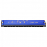 24 auguga Tremolo Harmonica Tone KeyC Alumiiniumist suuoreli muusikariistad must