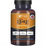 D3-vitamiin 4000 R&Uuml; ja K2 MK7 100 ug taimetoidutablette I 180 (6 kuu varu) firmalt Prowise Healthcare PACK OF 1