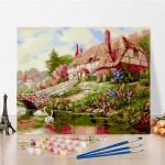 Kunst Kodukaunistus DIY Maalimine numbrite j&auml;rgi Digitaalne &otilde;limaal Numbrid &Otilde;limaal L&otilde;uend 40x50cm no frame