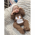 19-tolline Bebe Reborn Nukud Silikoonist Kogu Keha Realistlik Magav Nukk Beebi M&auml;nguasjad T&uuml;drukule Lastep&auml;eva S&uuml;nnip&auml;evakingitused 19 inch