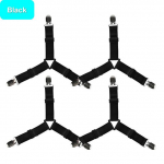 4 tk/komplekt Elastsed voodiklambrid lina rihma kinnitus Reguleeritav voodilina haaratsid Madratsi kate libisemiskindlad klambrid tekid hoidik 4pcs