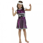 T&uuml;drukute retro-lilla ajaline robot-cosplay tulnuka astronaudi komplekt Halloweeni kost&uuml;&uuml;m L lilla