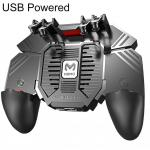 AK77 Six Finger k&otilde;ik-&uuml;hes mobiilim&auml;ngukontroller PUBG mobiilim&auml;ngude artefaktide m&auml;nguk&auml;epideme jaoks USB
