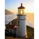 Uus 5D DIY Teemantmaali Majakas Teemanttikandid Merevaatega Ristpistes T&auml;is&uuml;mmargused puurid K&auml;sit&ouml;&ouml; Kodukaunistuse kingitus Full Round 15x20CM