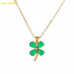 SACE GEMS vasesulamist tsirkoonist naiste ripats kaelakee moekingitus roheline