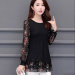 Kevadine ja s&uuml;gisene suur &otilde;huke p&otilde;hjaga s&auml;rk Noble Mom Western Style v&auml;ike s&auml;rk pikkade varrukatega T-s&auml;rk 5XL