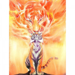 &Uuml;mmarguse teemanttikandiga tiiger 5D DIY teemantristpistega teemantmosaiikkaunistus Full Round 20x30CM