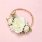 Printsess Beebi Mood Lille Elastne Peapael Vasts&uuml;ndinud poistele T&uuml;drukutele Juuksepaelad Lapsed Lapsed P&auml;rlid V&auml;rske Stiil Armsad Peakatted Kingitused