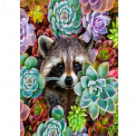 5D DIY Teemantmaaling Loom Kass Koer Linnud T&auml;isring puur Teemanttikandid Mosaiik Paabulinnu ristpistes Kodu seina kunst sisekujundus Full Round 20x30CM