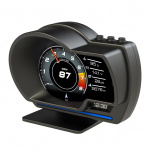 Auto HUD-ekraan, OBD2+GPS Smart Gauge k&otilde;rglahutusega spidomeetri autodiagnostika t&ouml;&ouml;riist must