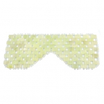 1 komplekt kunstjade kivist silmakatteid, keskkonnas&otilde;bralik, eemaldab kortse, ei l&otilde;hna, kasulik, naistele m&otilde;eldud roheline uneabi, kodutarbed B