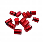 V&auml;rviline metallist tekstuuriga j&auml;&auml;tunud kork joontega ripsmepikenduste jaoks liimipakendi pudeli vedeliku mahuti kate