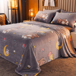 Voodi Coral fliisist tekk S&uuml;gis Talvine Soe Kaasaskantav Lina Vooditekk Naps Lastele tekid Kodutekstiil 120X200cm