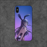 Anime Mai Sakurajima Girl telefoni&uuml;mbris Iphone 11 12 Mini 13 14 Pro Xs Max X 8 7 6s Plus Se Xr Shellile iPhone13PROMAX