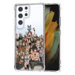 L&auml;bipaistev telefoni&uuml;mbris Samsung S10 S20 Fe S21 S22 S8 S9 Plus S21ultra S22ultra p&otilde;rutuskindel Fundas Cover Anime Fairy Tail Shell Capa Samsung S9