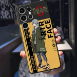 &Uuml;mbris Samsung Galaxy S21 S23 Ultra 5g S8 S7 S20 Fe S22 Plus S10e S10 armsa multifilmi Jujutsu Kaisen kampsuni sulejope kate Samsung S23 5G