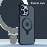 Magnetr&otilde;nga hoidik Magsafe'i juhtmevaba laadimis&uuml;mbrisele iPhone 14 12 13 Pro Max Plus kaitseraua p&otilde;rutuskindlale metallist kronsteini kate For iPhone 12 tumesinine v&auml;rv