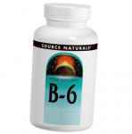 Vitamiin B6 (P&uuml;ridoksiin), B-6, Source Naturals 100 tab (36355063) 100tab