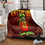 Rat Fink tekk visketekk diivanitekk kate reisivoodipesu visketekk flanelltekk voodikate tekid vooditele 75x90cm