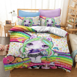 3D &Uuml;kssarviku teemaline kodune voodipesu, tekikate, padjap&uuml;&uuml;ri komplekt, &uuml;he-/kahekordne tekikate, armas voodi t&uuml;drukutele, t&auml;issuuruses kodukaunistus Baby 100x135cm