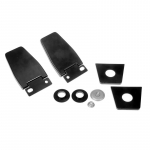 1 paar Auto tagaluugi akna klaasi liigendid Sobib Jeep Wrangler YJ TJ LJ 1987-1995 must