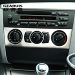 Carbon fiber Car Console Air Conditioning Knob Frame Decoration Auto Sticker Trim For BMW 1 Series E81 coupe Volume Button h&otilde;be