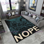 &Otilde;udusfilm Nope Area Vaibad Hobustega tr&uuml;kitud elutuba Suur vaip Magamistuba Kodu libisemiskindel pol&uuml;estermatt 40cm x 60cm