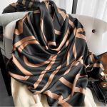 Kvaliteetsed luksuslikud siidist sallid peapael Sallid kaelasall naistele kett siidist sall naiste dekoratiivne sall 180-90cm