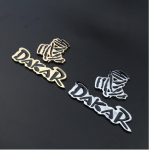 metallist 3D DAKAR auto kleebised auto kaunistus auto modifikatsioon kuld