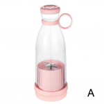 1 tk. Kasulik kaasaskantav elektriline minisegisti mikser shaker pudel USB laetav puuviljamahlapress XYZ roosa