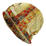 Elupuu Gustav Klimt Bonnet Beanie Kudumine M&uuml;tsid Naiste Unisex Mood Maalimine Kunst Talvekullid Nokam&uuml;tsid suusale Skullies Beanie Hat