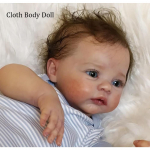 49cm Pehme ja kogu kehaga silikoon Reborn Toddler Girl Doll Maddie Pehme 3D nahk Mitmekihiline N&auml;htavate veenide maalimine 49cm