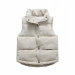 2023 S&uuml;gis Sametist Seisva Kraega Vest Lastele Soe Paksenenud Vest Beebi Puuvillane Vest Laste &Uuml;ler&otilde;ivad Jakk Poisid T&uuml;drukud Joped Vest Size 100