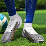 31-48 laste jalgpallijalatsid Student Noorukite Nail AG meeste treeningjalatsid 31 valge