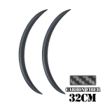 2tk auto veoauto kere poritiib kummist rattakaared Kulmude huule kriimustusvastane riba kleebis porilappide kaitse universaalne s&uuml;sinik Carbon Fiber 32cm black