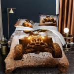 kemila 3D Pehme tekikott Padjap&uuml;&uuml;r Noorte Moto Kaheinimesevoodi komplekt Voodipesu Voodipesu AU single 140x210