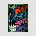 Cowboy Bebop Plakatid Valge Paber Anime Figuur Prindid Maal Pildid Elutuba Baar Dekoratsioon Kodu Deekor Manga Seinakleebised 30x21cm