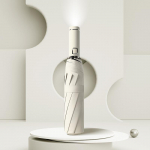 LED-valgusega kokkupandav vihmavari 10 luust raam Intelligentne avanev ja sulguv vihma- v&otilde;i s&auml;ravihmavari UV-vihmavari meeste naiste vihmavarjud valge