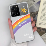 &Uuml;mbris Xiaomi Poco X3 X4 X5 Pro M4 Pro 11 12 Lite 13 Pro kaanele Fashion Rainbow l&auml;bipaistev matt pehme silikoon TPU p&otilde;rutuskindel Xiaomi kaitseraua jaoks Xiaomi 12
