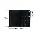 1 tk rinnahoidja pikendused rihma pandla pikendus 3 rida 4 konksud rinnahoidja rihma pikendused naistele intiimsed pikendatud rinnahoidja konksu pikendused 1PC valge