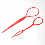 2 TK juuksestiili tegija Juuste kujundamise t&ouml;&ouml;riistad Juuste aksessuaarid Juuksen&otilde;ela ketas naistele T&uuml;drukutele DIY t&otilde;mbetihvtid 2pcs punane